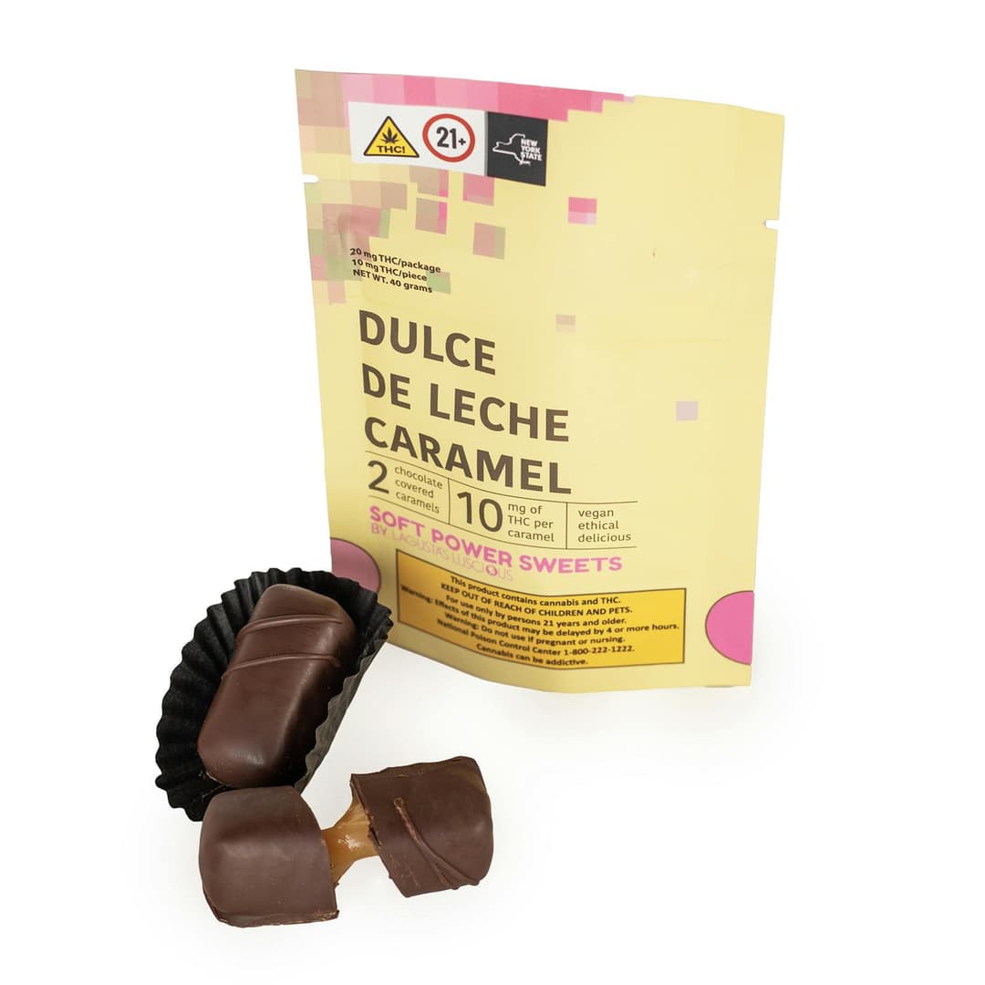 Dulce De Leche Caramel • 2 Pack Chocolate • 20mg - Soft Power Sweets | Treehouse Cannabis