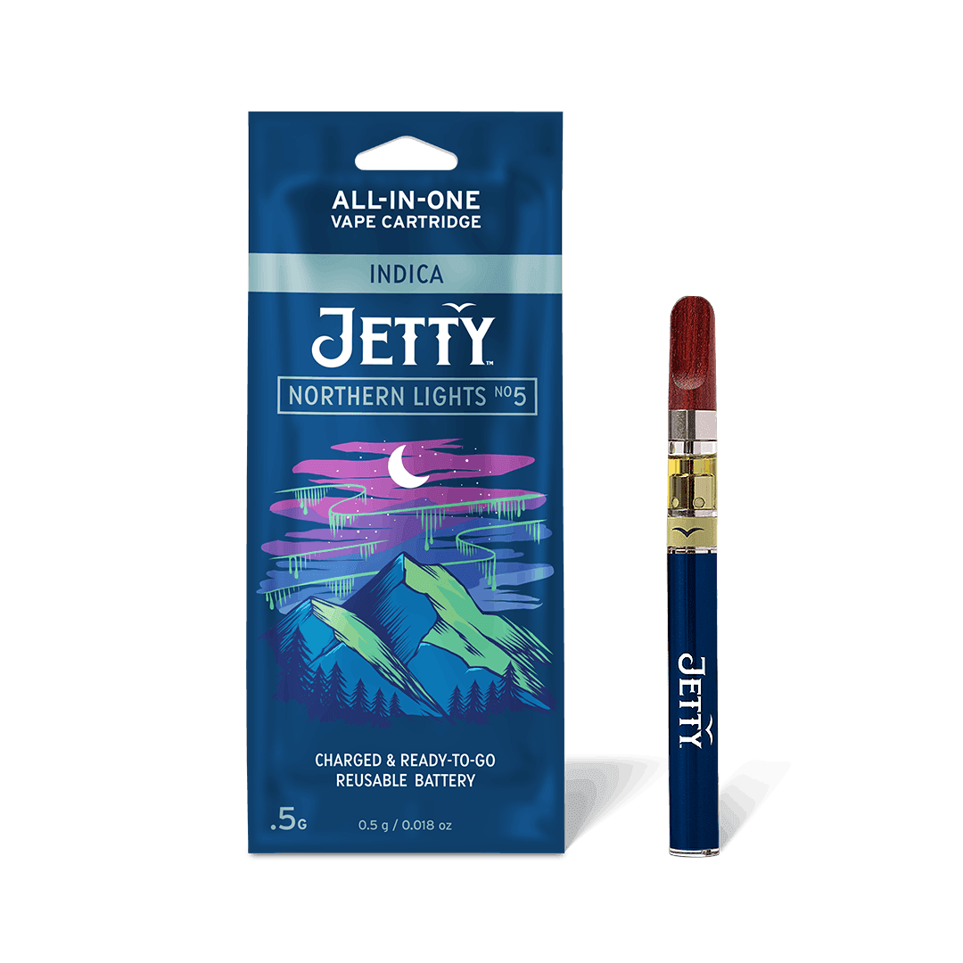 Northern Lights #5 • AIO Disposable • .5g - Jetty Extracts | Treehouse Cannabis