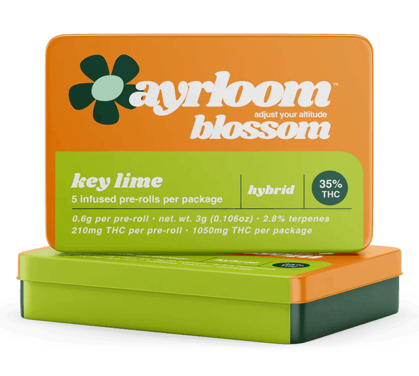 Key Lime • 5 pack Infused Pre-Rolls - ayrloom | Treehouse Cannabis