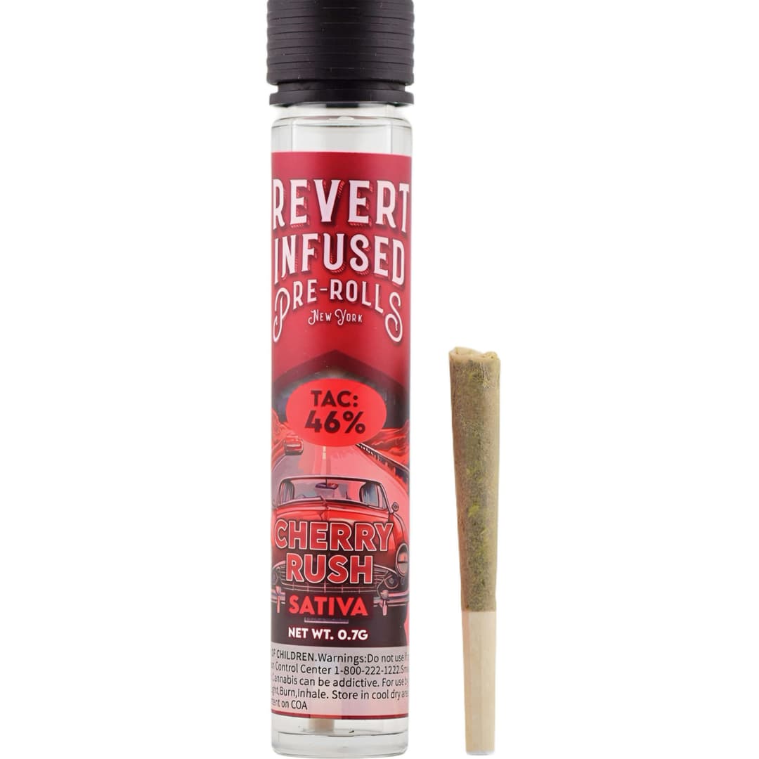 Cherry Rush • Infused Pre-roll - Revert | Treehouse Cannabis