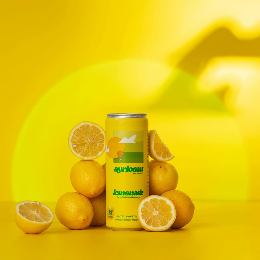 Lemonade 2:1 • Infused Sparkling Water • THC: 10mg, CBD: 5mg - ayrloom | Treehouse Cannabis