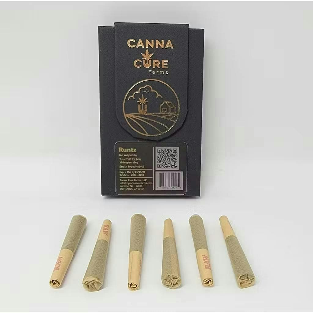 Strawberry Runtz • 6 Pack Pre-Rolls • 3g - Canna Cure Farms | Treehouse Cannabis