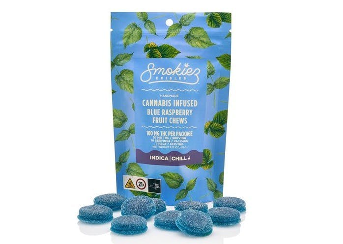 Sweet Blue Raspberry Gummies • 10 Pack - Smokiez Edibles | Treehouse Cannabis - Weed delivery for New York