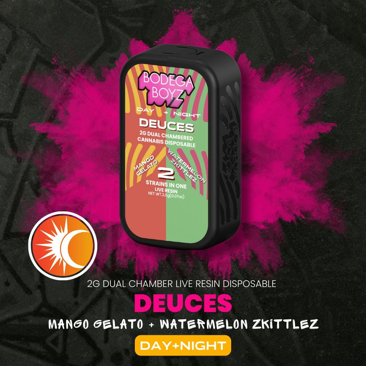 product image for 2G Dual Chamber - Mango Gelato/ Watermelon Zkittlez