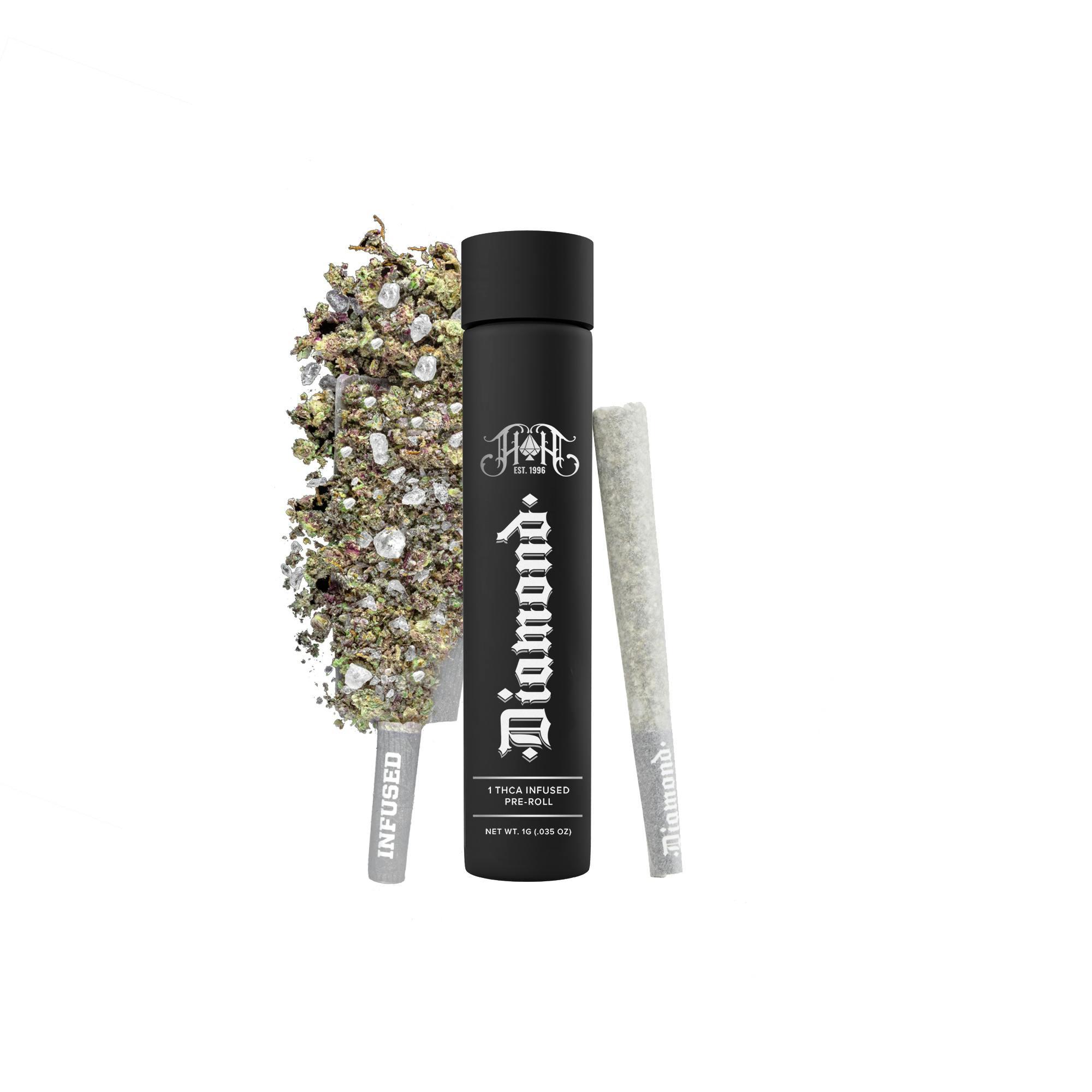 Gumbo Infused Diamond Pre-Roll 1g Heavy Hitters - Heavy Hitters 