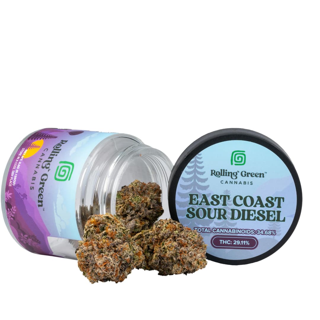 East Coast Sour Diesel • Flower - Rolling Green | Treehouse Cannabis