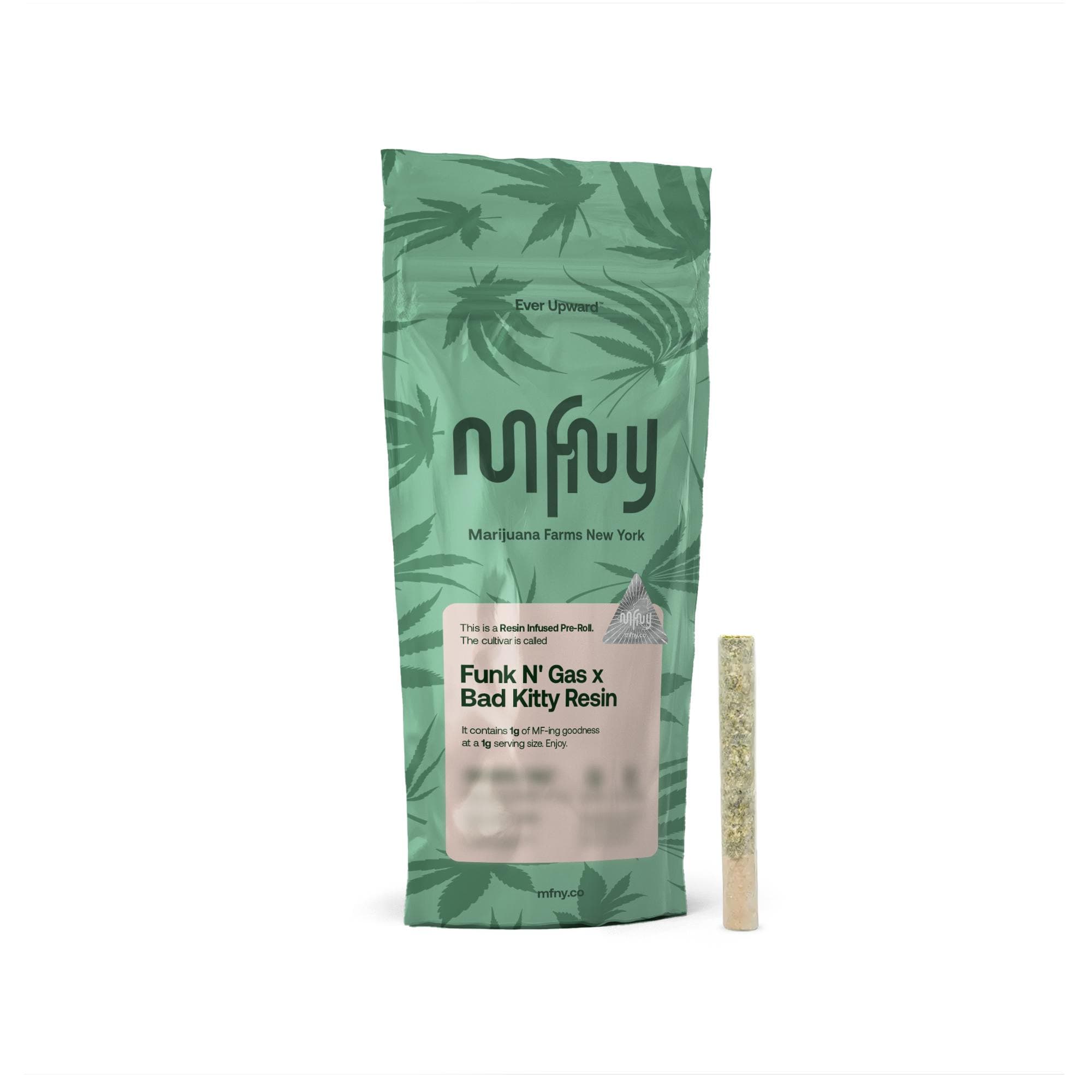 product image for Funk N' Gas x Bad Kitty Resin Infused Pre-Roll 1g