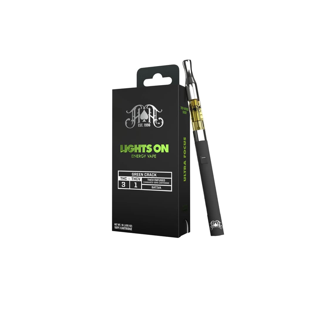 Green Crack • Lights On Energy • 510 Vape Cartridge • 1g - Heavy Hitters | Treehouse Cannabis