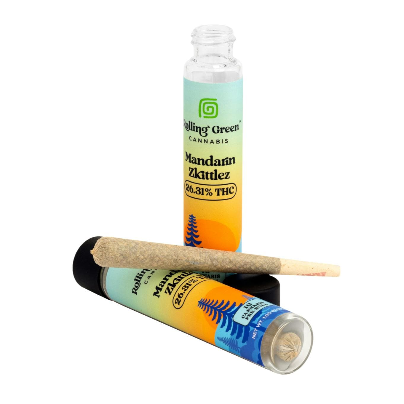 product image for Mandarin Zkittles Pre-Roll 1g