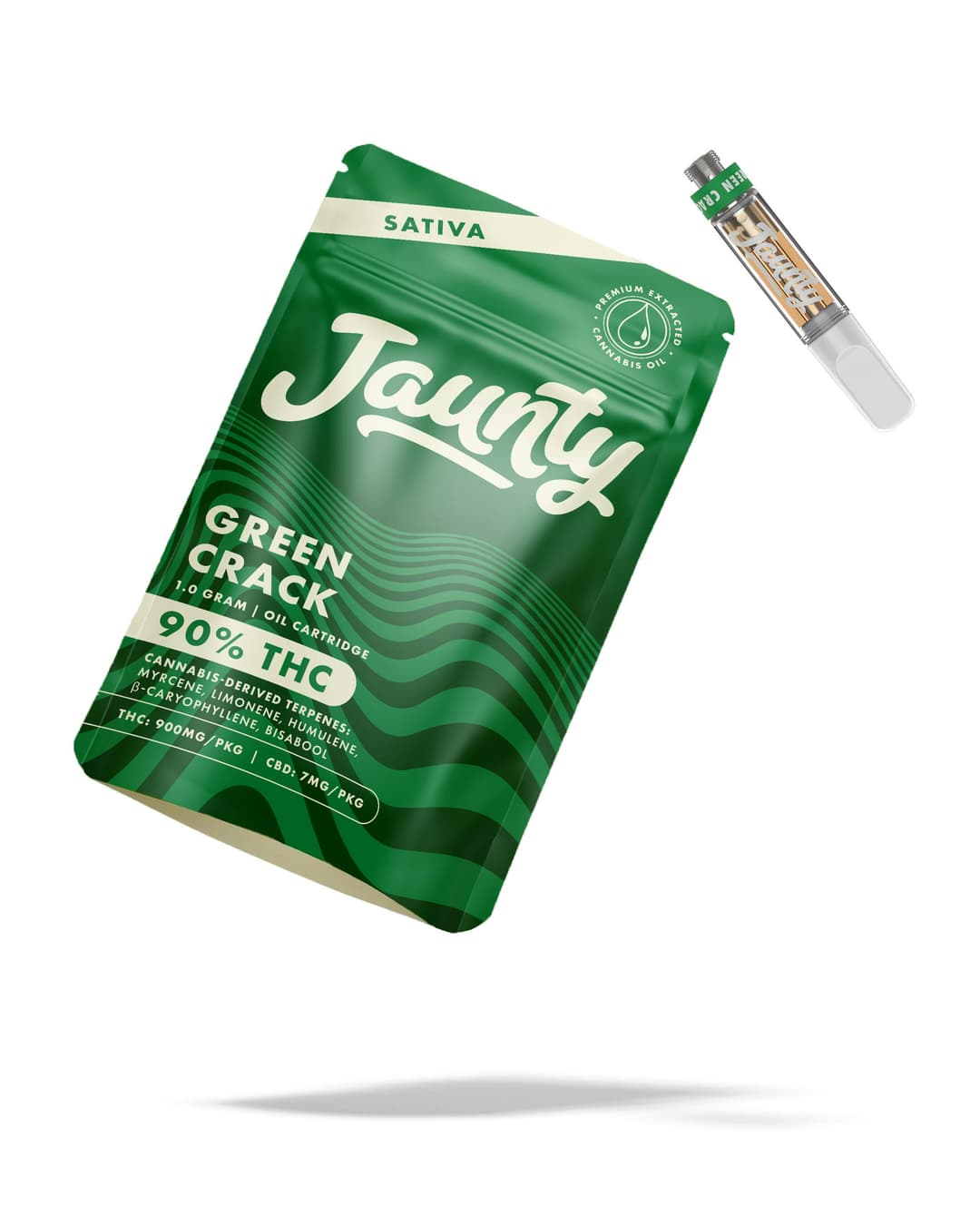 Green Crack • Cartridge • 1g - Jaunty | Treehouse Cannabis