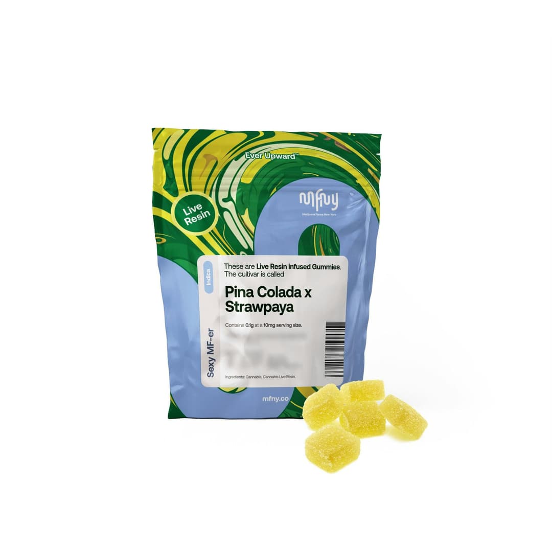 Pina Colada x Strawpaya Gummies Live Rosin • 10 Pack 100mg -  | Treehouse Cannabis