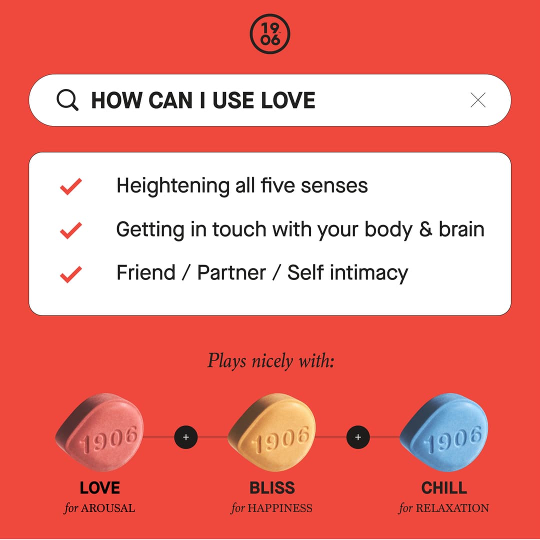 Love • Tablets • 10mg THC:10mg CBD • 4-pack • 1906 - 1906 | Treehouse Cannabis