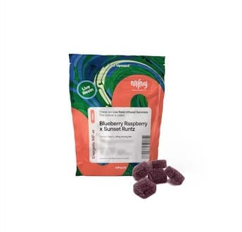 Blueberry Raz X Sunset Runtz • 10 Pack Gummies • 100 mg - MFNY | Treehouse Cannabis