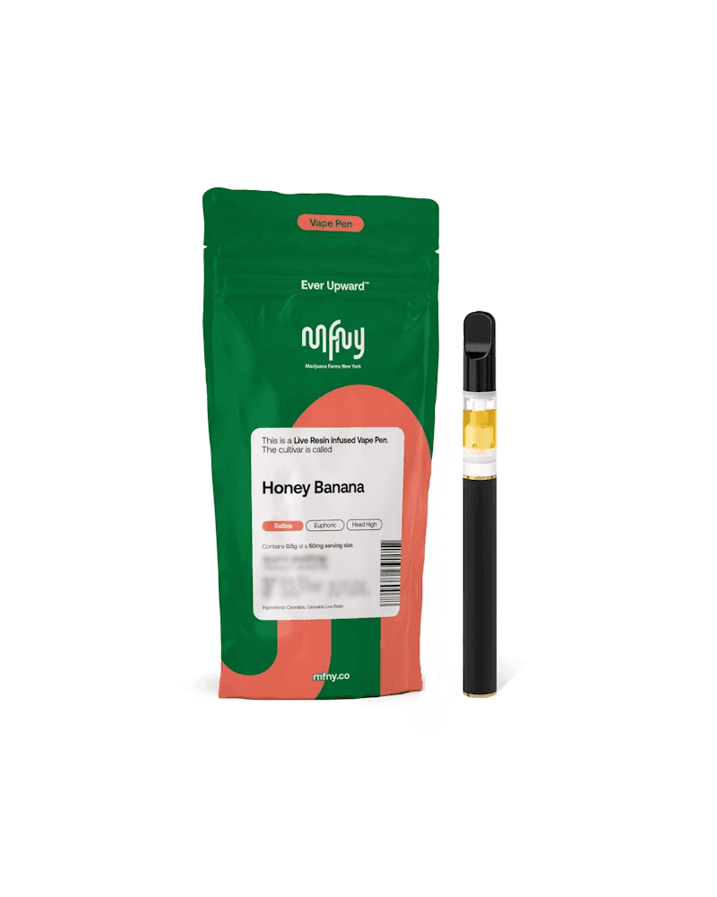 Honey Banana • Live Resin AIO Disposable • .5g - MFNY | Treehouse Cannabis