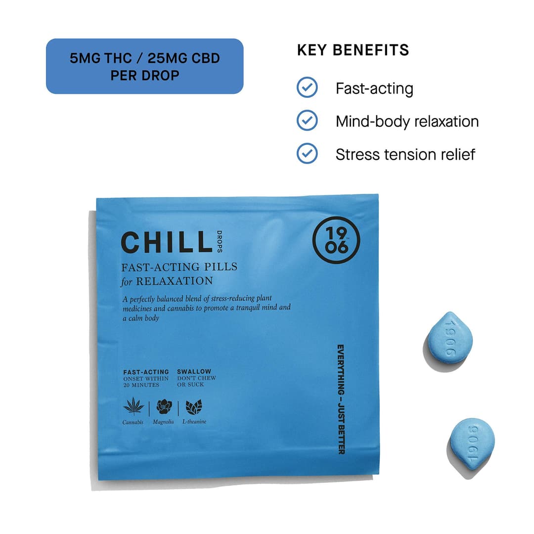 Chill • Tablets • 10mg THC:50mg CBD • 2-pack • 1906 - 1906 | Treehouse Cannabis