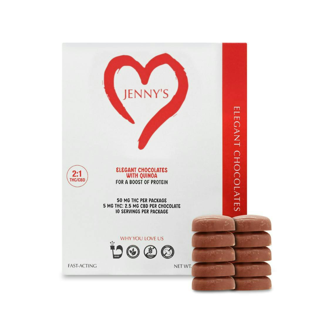 product image for Elegant Chocolates 10 pack Chocolates 50mg