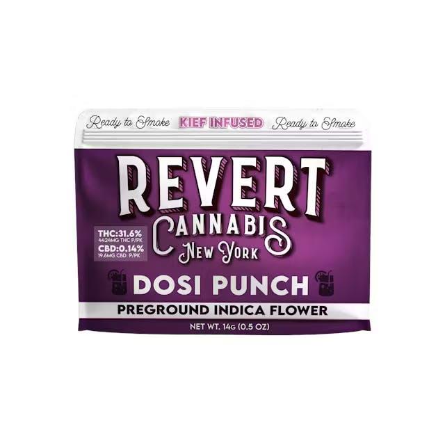 Revert Dosi Punch Kief Infused Preground Flower Bag • - Revert | Treehouse Cannabis - Weed delivery for New York