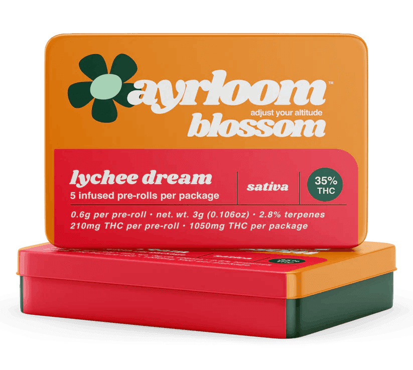 Lychee Dream • Infused 5 Pack Pre-Rolls • 3g - ayrloom | Treehouse Cannabis