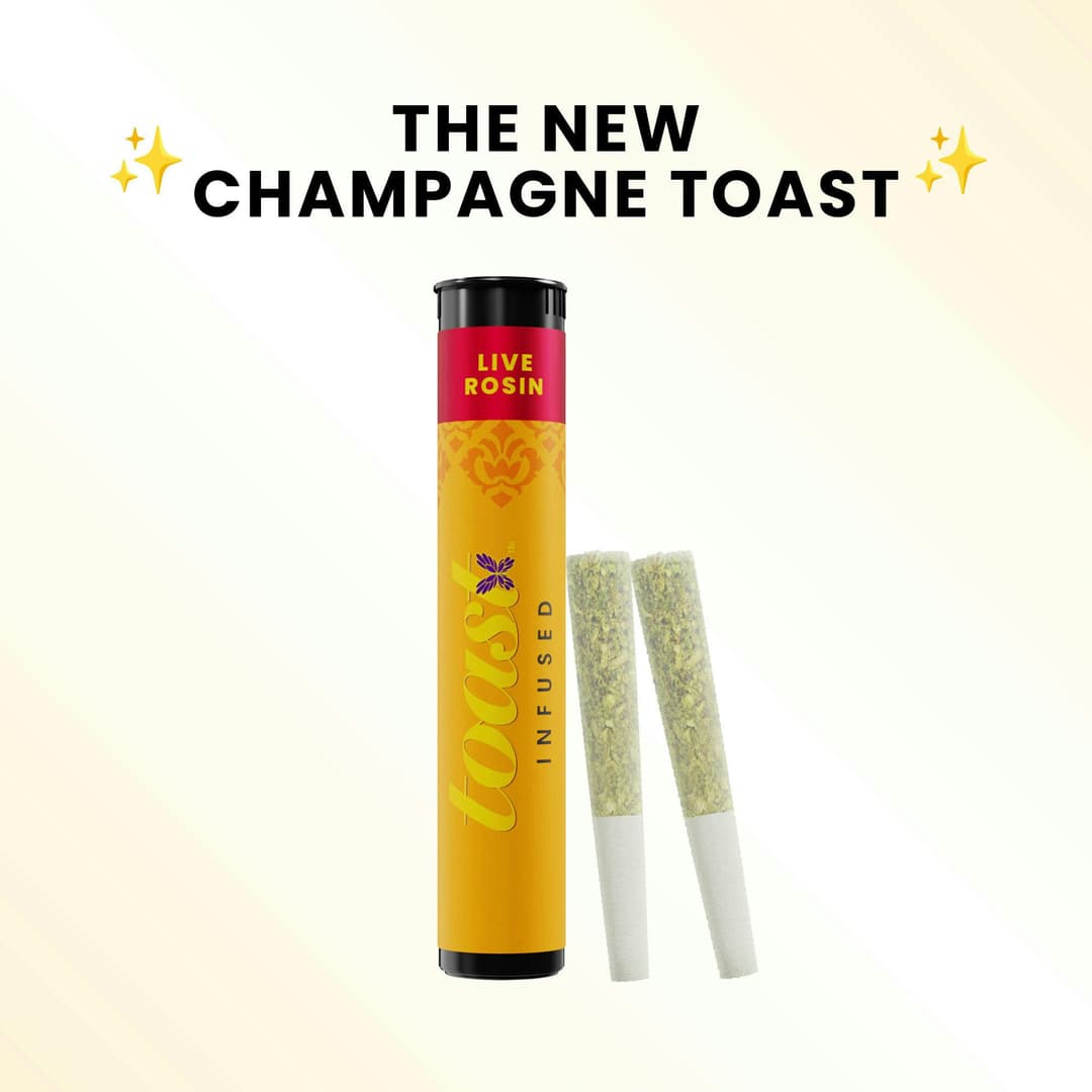 NYE Special "New Years Kiss" • Infused 2pk Pre-Rolls - Toast | Treehouse Cannabis