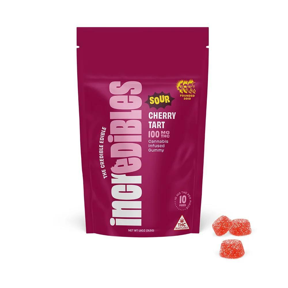 Sour Cherry Tart Gummies • 100mg - Incredibles | Treehouse Cannabis - Weed delivery for New York