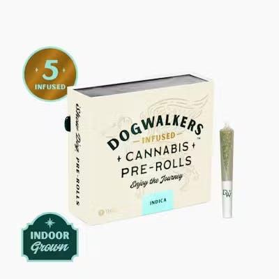 Animal Face Infused Pre Rolls • 5 Pack • 2.25g - Dogwalkers - PRE_ROLLS - Rockland County Weed Delivery | Treehouse Cannabis