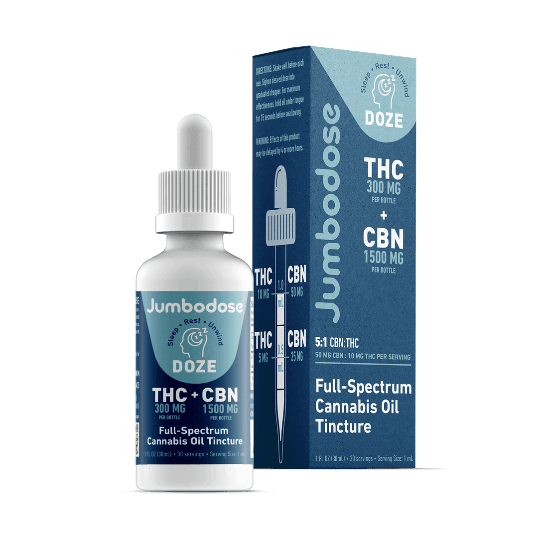 DOZE Tincture • 5:1 CBN:THC • 30mL - Jumbodose | Treehouse Cannabis