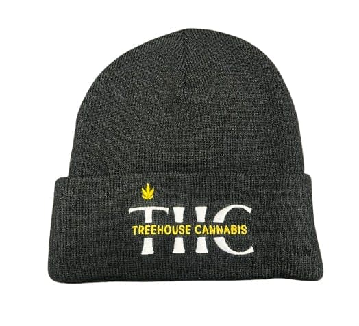 Treehouse Beanie Hat • Black -  | Treehouse Cannabis