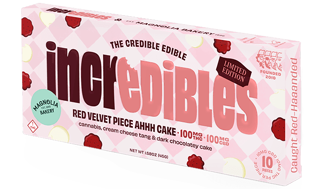 Red Velvet Cake • Chocolate Bar •  200mg - Incredibles | Treehouse Cannabis