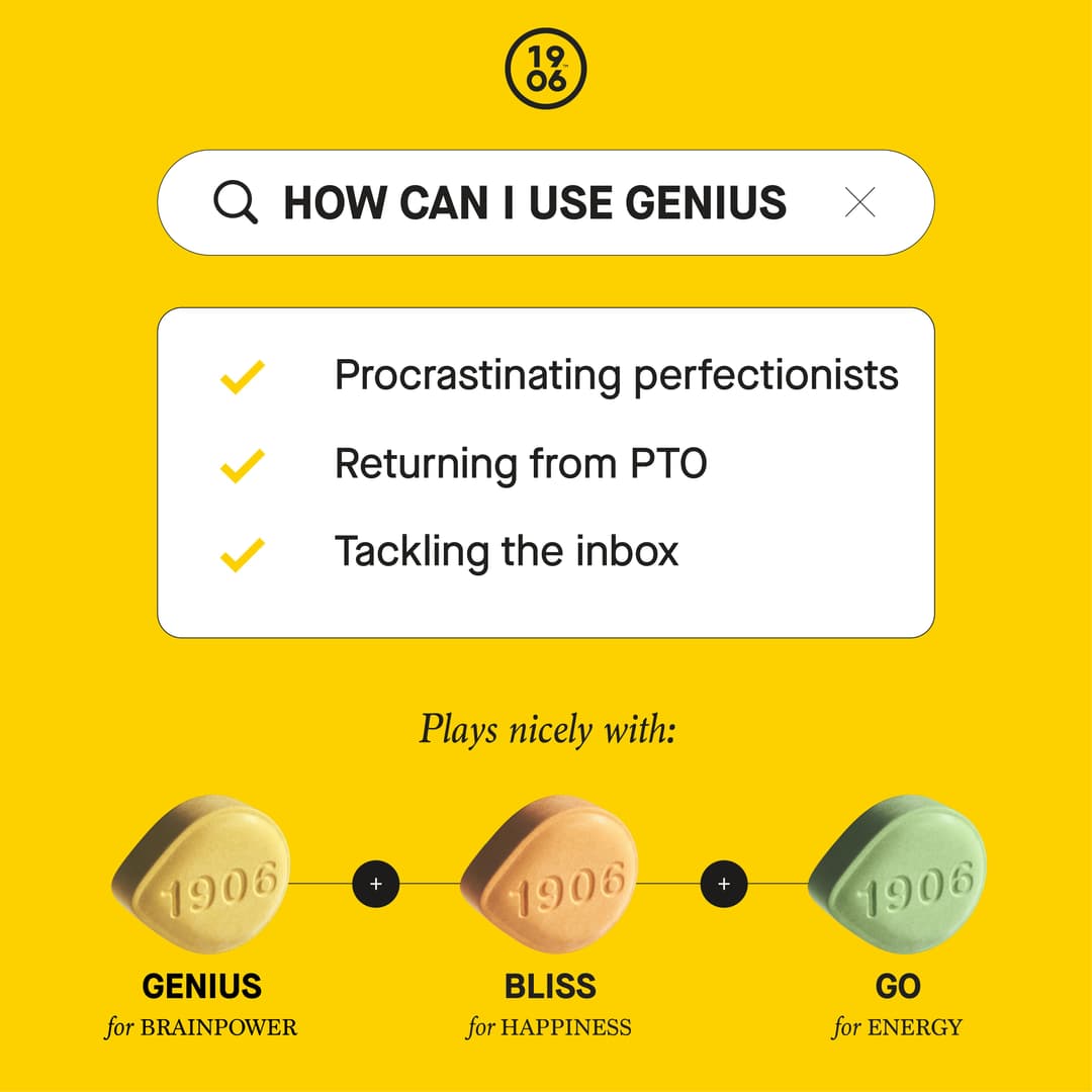 Genius Tablets • 4 Pack • 10mg - 1906 | Treehouse Cannabis