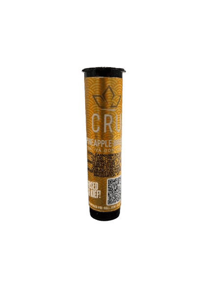 Pineapple Breeze • Infused Kief Pre-Roll • .5g • Cru Cannabis - CRU Cannabis | Treehouse Cannabis