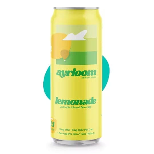 Lemonade 2:1 • Infused Sparkling Water • THC: 10mg, CBD: 5mg - ayrloom | Treehouse Cannabis