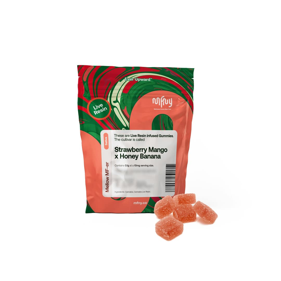 Strawberry Mango x Honey Banana • Gummies • 10 Pack • 100mg -  | Treehouse Cannabis