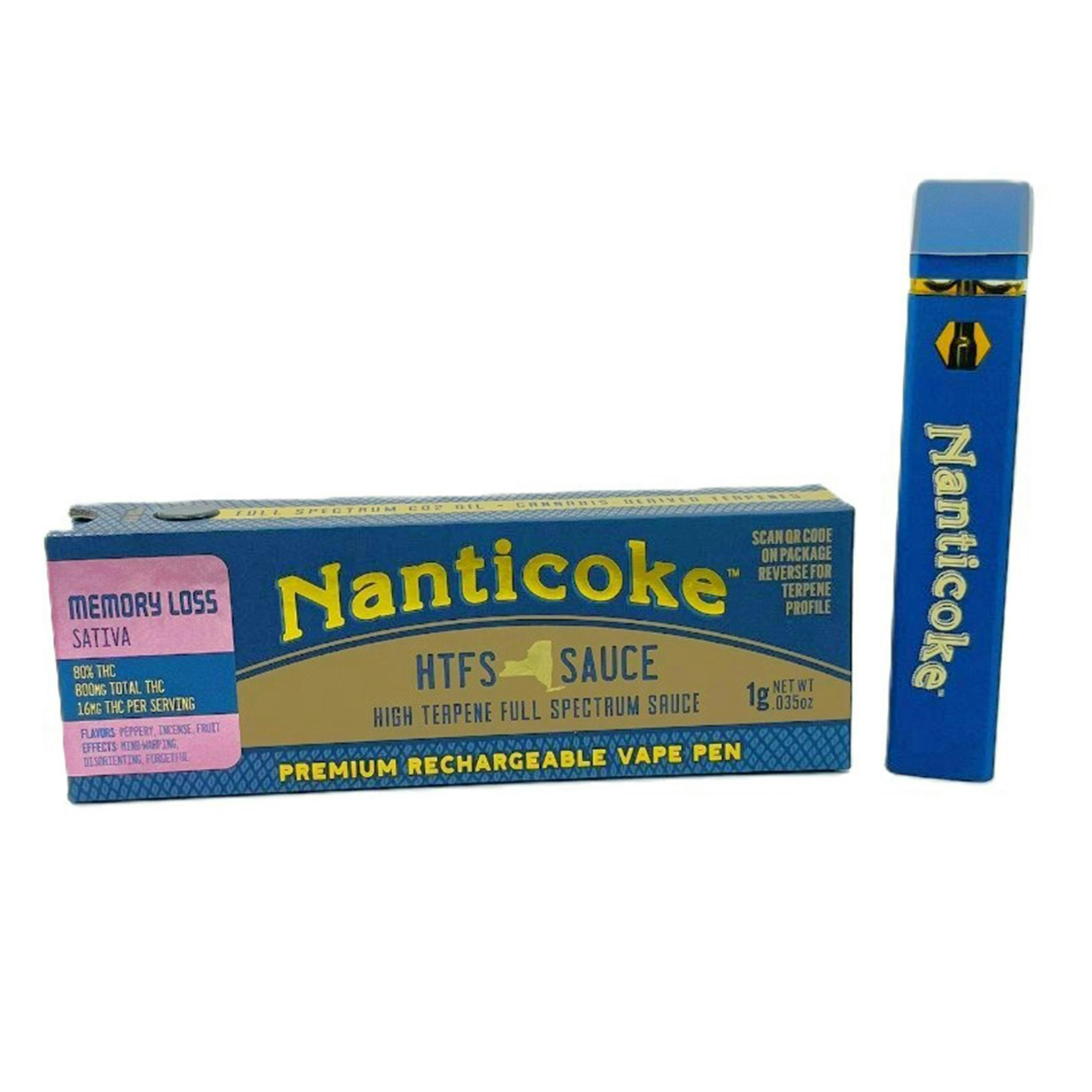 Memory Loss • Disposable • 1g - Nanticoke - VAPORIZERS - Rockland County Weed Delivery | Treehouse Cannabis