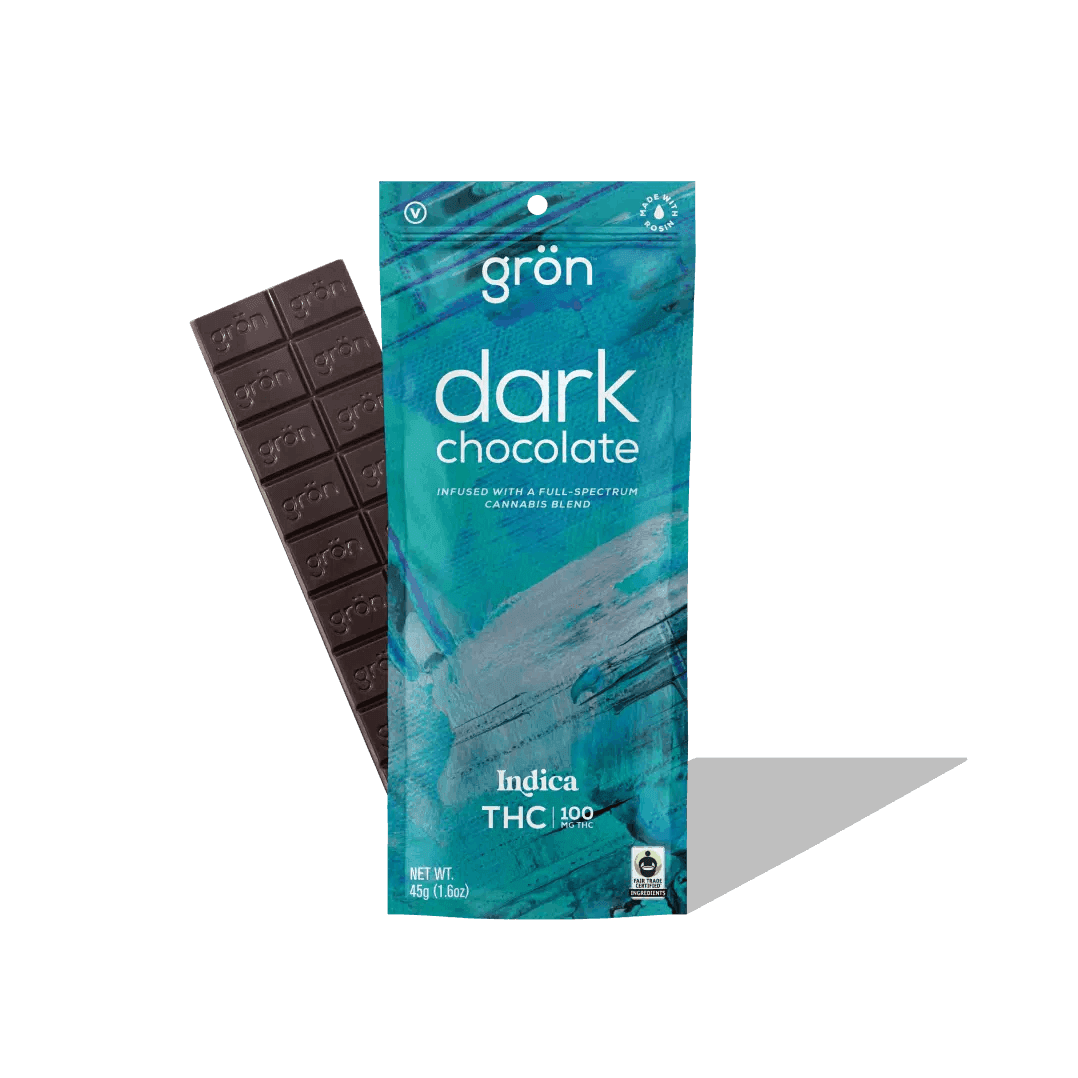 product image for Dark Chocolate THC Chocolate Bar 100mg Gron