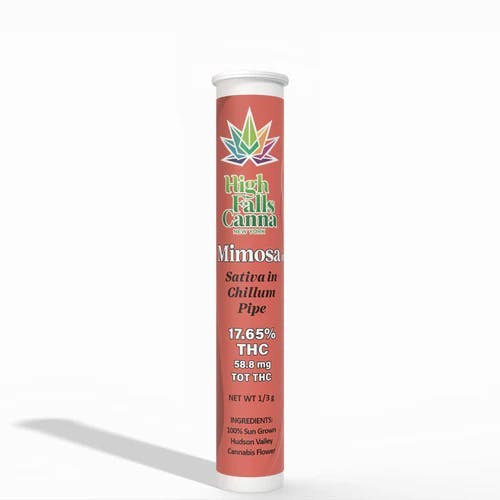 Mimosa Pre-Pack Chillum • .33g - High Falls Canna | Treehouse Cannabis - Weed delivery for New York