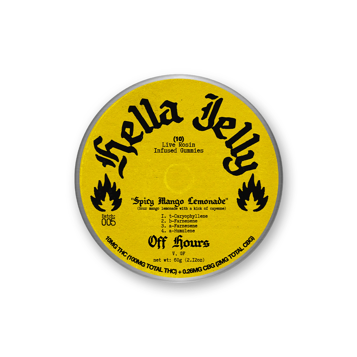 Hella Jelly Live Rosin Gummies • 10 Pack - Off Hours - EDIBLES - Rockland County Weed Delivery | Treehouse Cannabis