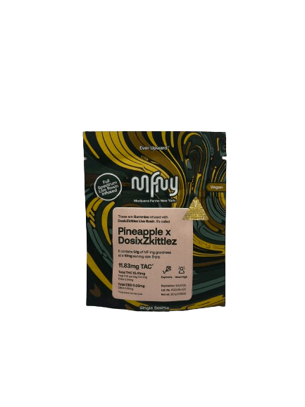 Pineapple x Dosi x Zkittles Gummies Live Rosin • 10 Pack 100mg - MFNY - EDIBLES - Rockland County Weed Delivery | Treehouse Cannabis