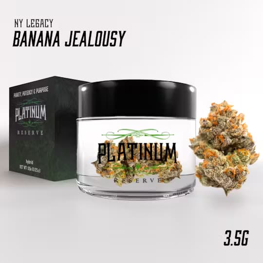 Banana Jealousy • Platinum Reserve • Flower • 3.5g - Platinum Reserve | Treehouse Cannabis