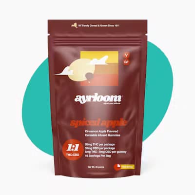 Spiced Apple 1:1 • Ayrloom • Gummies • 10 Pack • 100mg - Ayrloom | Treehouse Cannabis