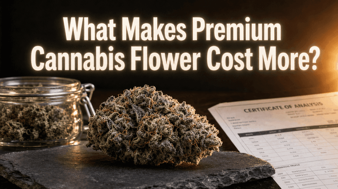What Makes Premium Cannabis Flower Cost More? blog post cover image