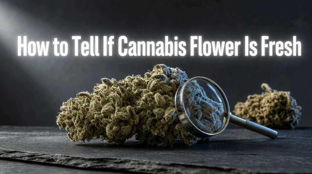 How to Tell If Cannabis Flower Is Fresh blog post cover image